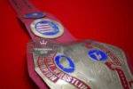 NWA Red Strap United State Heavyweight Wrestling Championship Belt