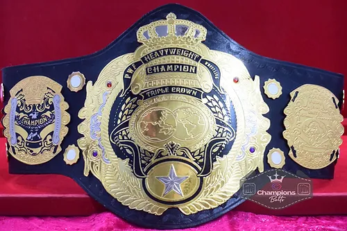 PWF Triple Crown World Heavyweight Wresting Championship Belt