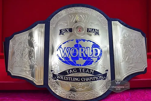 WCW Six Man World Tag Team Wrestling Championship Belt