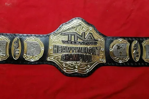 TNA World Heavyweight Wrestling Double Layer Championship Belt