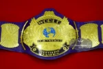 WWF Wrestling Ultimate Warrior Purple Winged Eagle Championship Belt