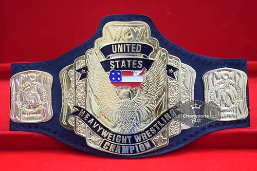 WCW United States 5 Plates Heavyweight Wrestling Championship Belt