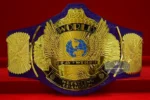 WWF Wrestling Ultimate Warrior Purple Winged Eagle Championship Belt