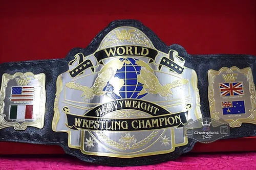 Andre Hogan 1987 World Heavyweight Wrestling Championship Belt