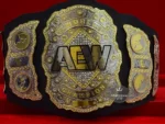 AEW World Heavyweight Wrestling Double Layer Championship Belt