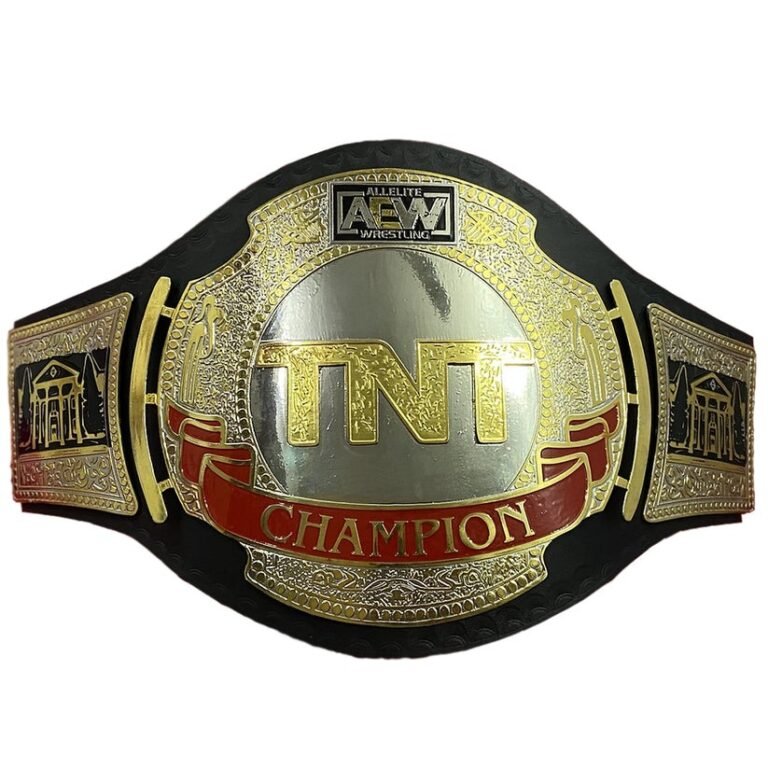 AEW TNT Wrestling Championship Title Heavy Weight Belt