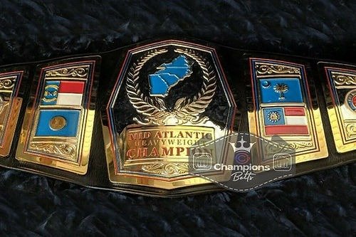 CWF Mid Atlantic Championship Wrestling Championship Belt