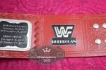 WWF Hulk Hogan 1984 World Heavyweight Red Strap Wrestling Championship Belt