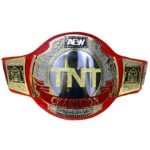 AEW TNT Wrestling Championship Red Title Heavy Weight Belt