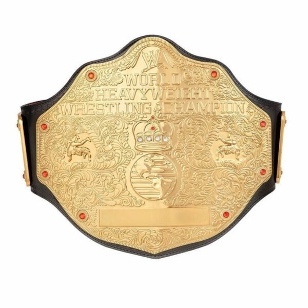 Classic Big Gold World Heavyweight Wrestling Championship Belt