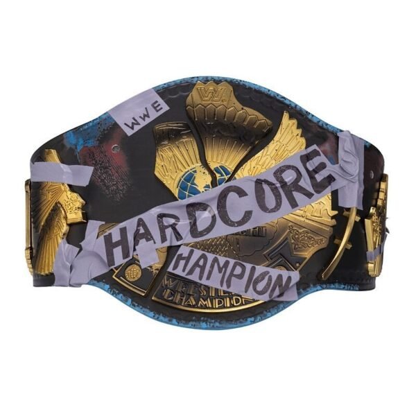 Hardcore WWE World Heavyweight Wrestling Championship Title Belt