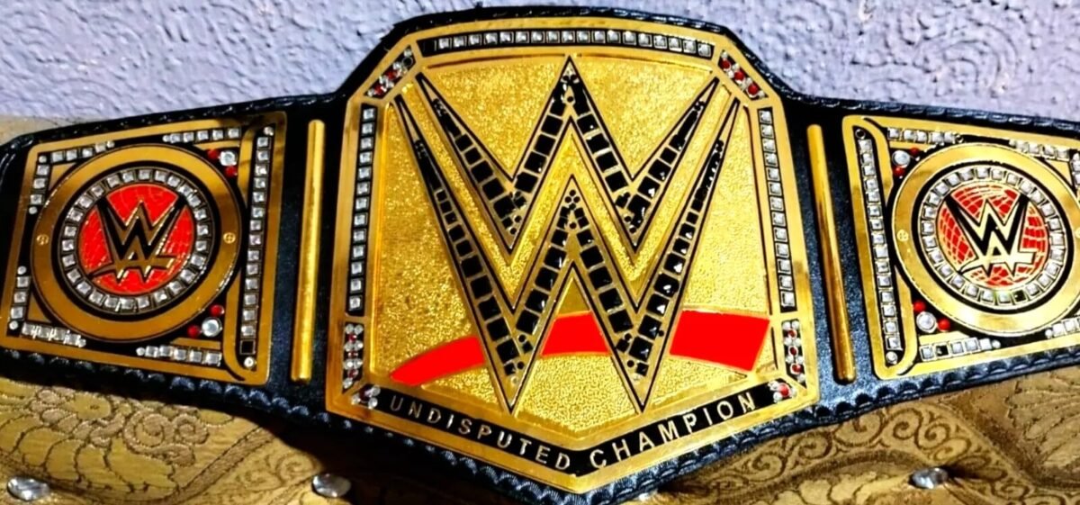 New World Undisputed WWE Heavyweight Championship Wrestling Replica Title Belt