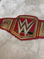 WWE Universal Championship Replica Title Belt RED Adult Size Brass 2mm NEW