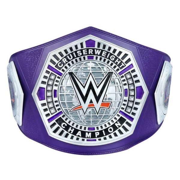 WWE Cruiserweight Wrestling Championship Title Silver Belt