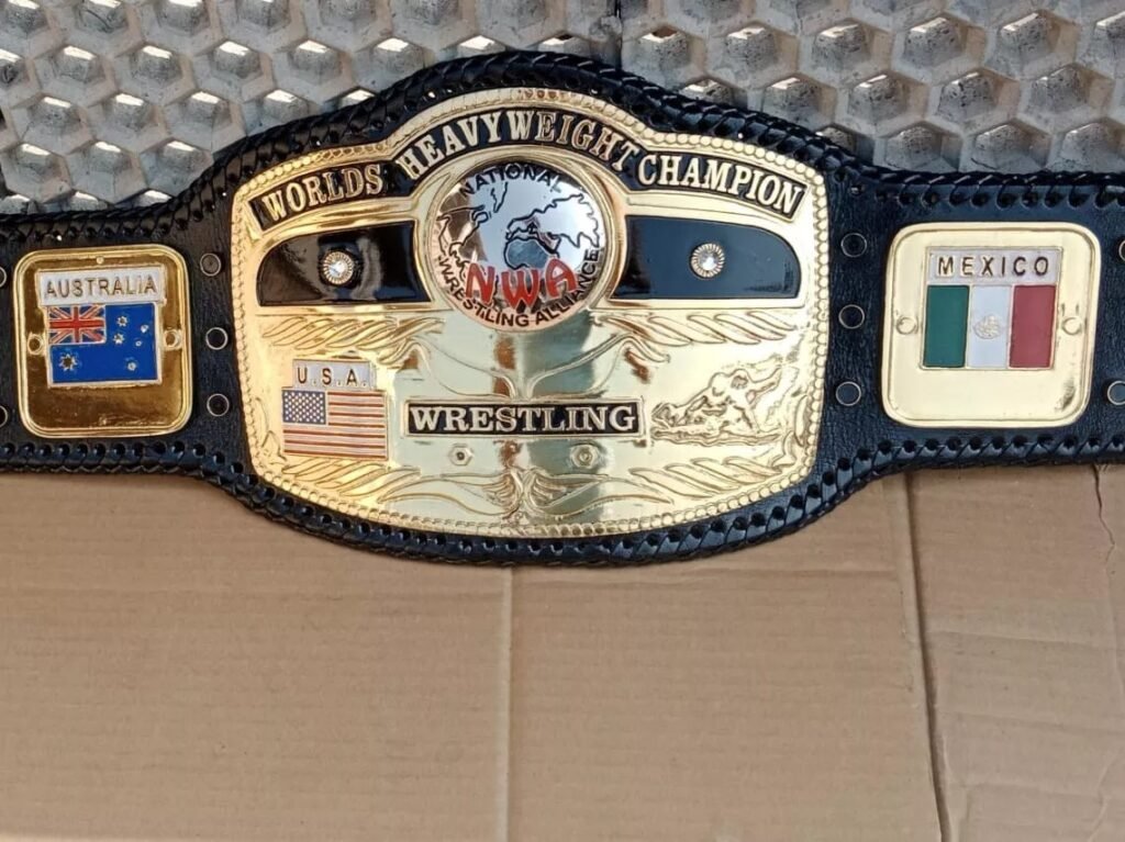 NWA Domed Globe World Heavyweight Wrestling Championship Replica Tittle Belt 2MM