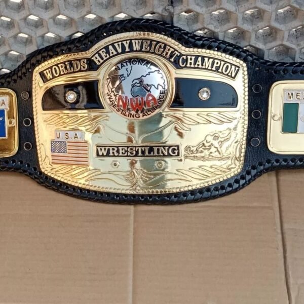 NWA Domed Globe World Heavyweight Wrestling Championship Replica Tittle Belt 2MM