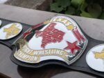 TEXAS HEAVYWEIGHT WRESTLING CHAMPIONSHIP ADULT METAL REPLICA BELT