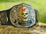 Stone Cold 4mm zinc dual plates Wrestling Championship Belt Replica 4mm zinc