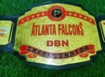 Custom Atlanta Falcons DBN Wrestling Championship Replica Title Belt Zinc