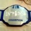 Intense AIW Heavyweight Champions Replica Blue Leather Belt Adult Size Fast Ship