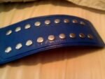 Intense AIW Heavyweight Champions Replica Blue Leather Belt Adult Size Fast Ship