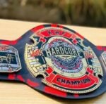 New KWF Hardcore Heavyweight Wrestling Championship Replica Title Belt Zinc