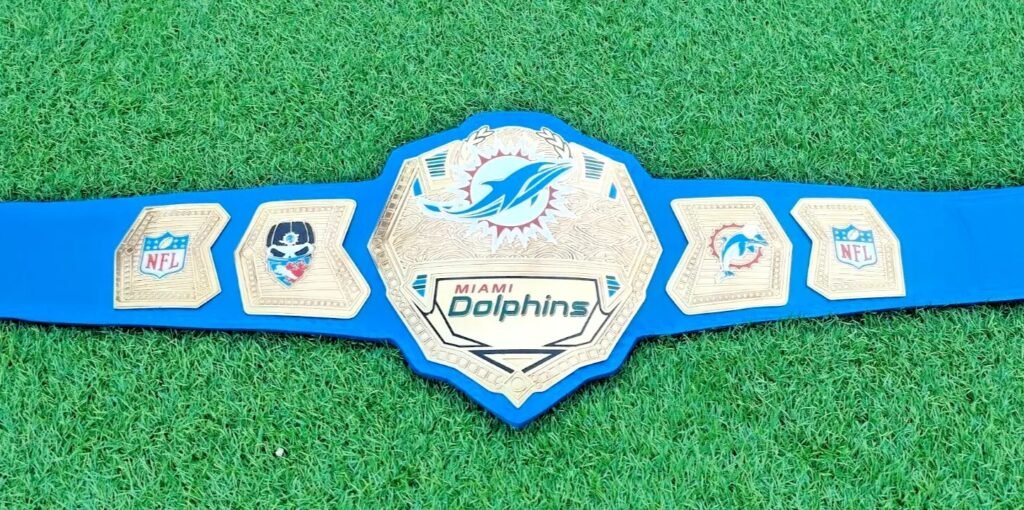 New Miami Dolphins Legacy Wrestling Champion ship Belt Adult Size Replica 2MM