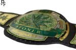 World Heavyweight Championship Smoker Stoner 420 Replica Adult Size Brass Belt