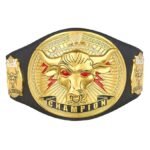 The Rock Brahma Bull Wrestling Championship Title Belt