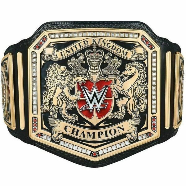 WWE United kingdom UK Wrestling Championship Title Belt