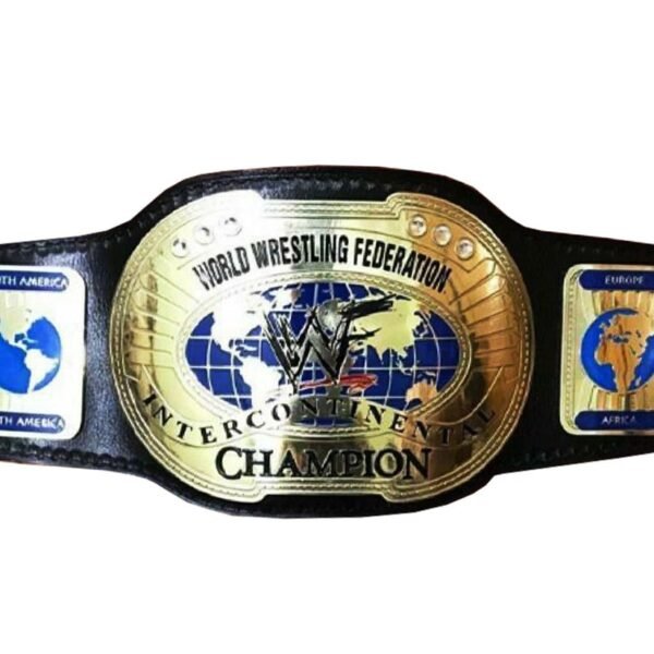 WWF Intercontinental IC Oval Heavyweight Championship Belt